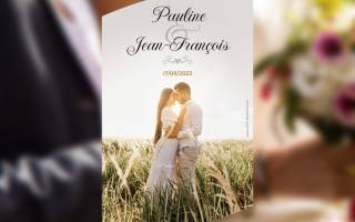 Nouveau modèle d'étiquette personnalisée pour Mariage !
