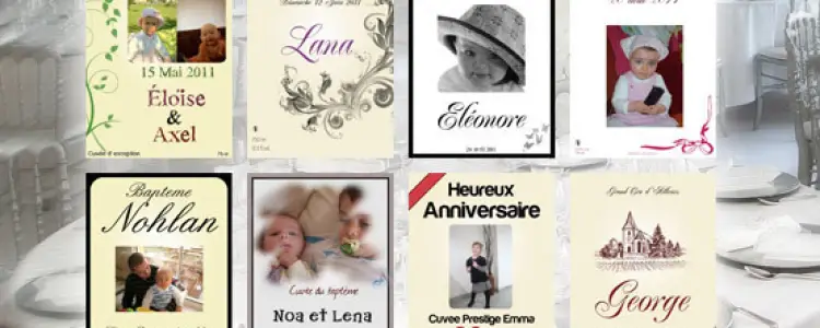 Discover our new custom label templates for baptism