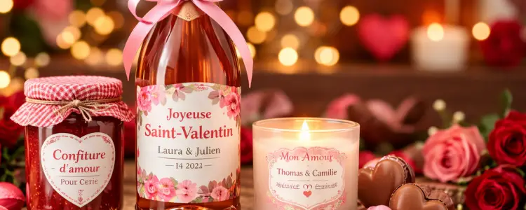 Personalized Valentine's Day tags: the detail that transforms a gift into a keepsake