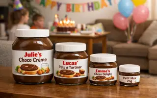 Nutella personnalisé : l’idée cadeau gourmande qui fait toujours sensation
