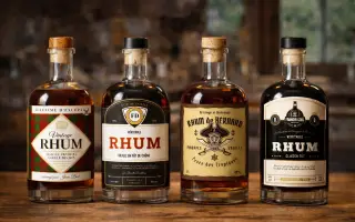 Modèles d'étiquettes personnalisées pour rhum