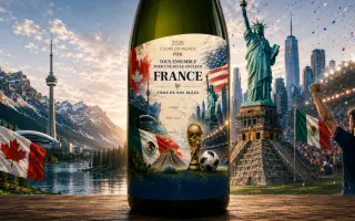 Étiquette personnalisée Coupe du Monde de Football 2026 : créez une bouteille unique pour soutenir les Bleus