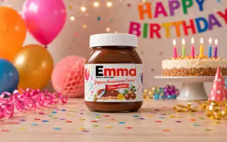 Comment créer une étiquette Nutella personnalisée pour vos pots