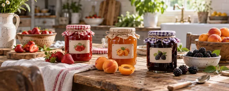 Create a homemade jam label