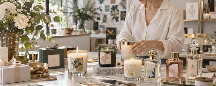 Gepersonaliseerd etiket voor kaarsen en parfumerie: maak uw eigen etiket