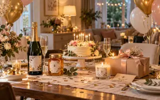 Personalisierte Geschenkideen zum Geburtstag mit einem Etikett