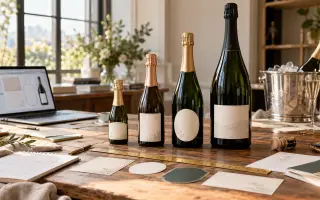 Le bon format pour votre commande d'étiquettes champagne en ligne