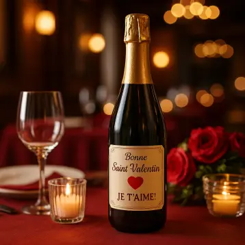 Étiquettes personnalisées pour Saint Valentin
