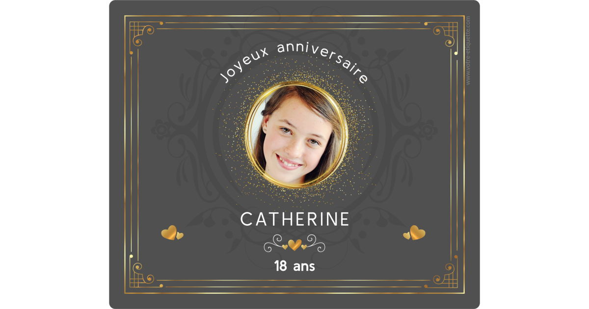 Etiquette Autocollante Personnalisee Anniversaire 18 Ans Etiquette Autocollante Personnalisee Anniversaire 18 Ans