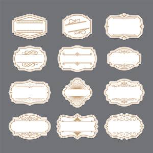Etiquetas personalizadas con formas especiales