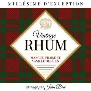Etichetta personalizzata modello elegante per un rum raffinato
