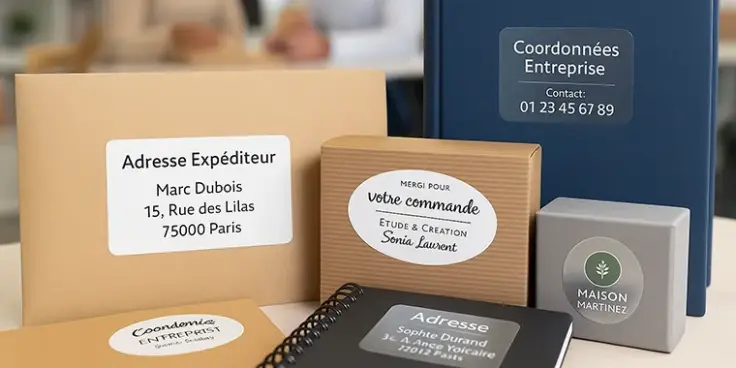 Custom labels for addresses and contact information