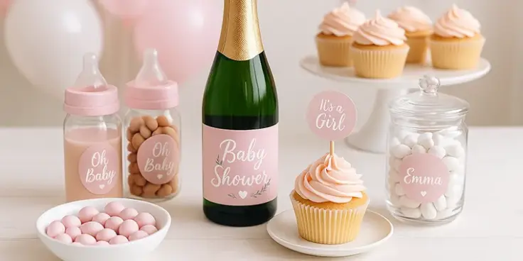 Custom labels for wedding