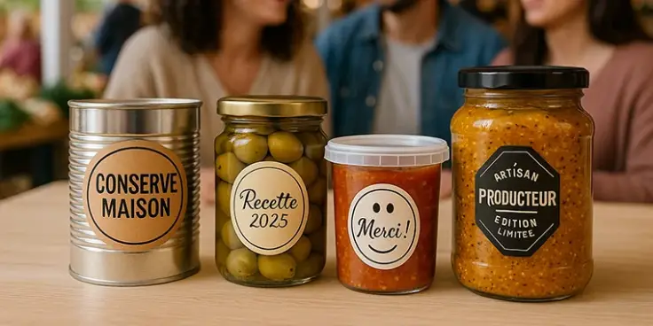 Custom labels for jars and preserves