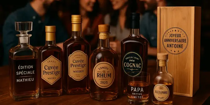 Custom labels for spirits