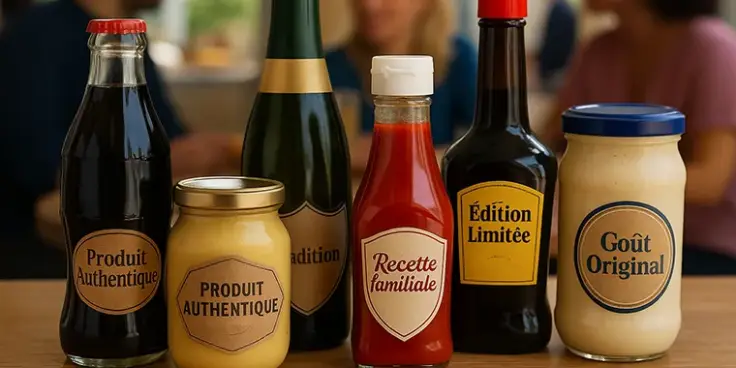 &Eacute;tiquettes personnalis&eacute;es authentiques