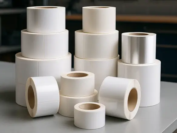 Custom labels on rolls and reels