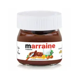 Personalisierte etikette mini-nutella