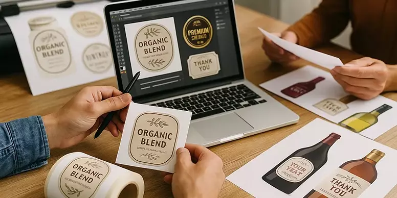 Custengine, un &eacute;diteur en ligne gratuit pour toutes vos &eacute;tiquettes personnalis&eacute;es