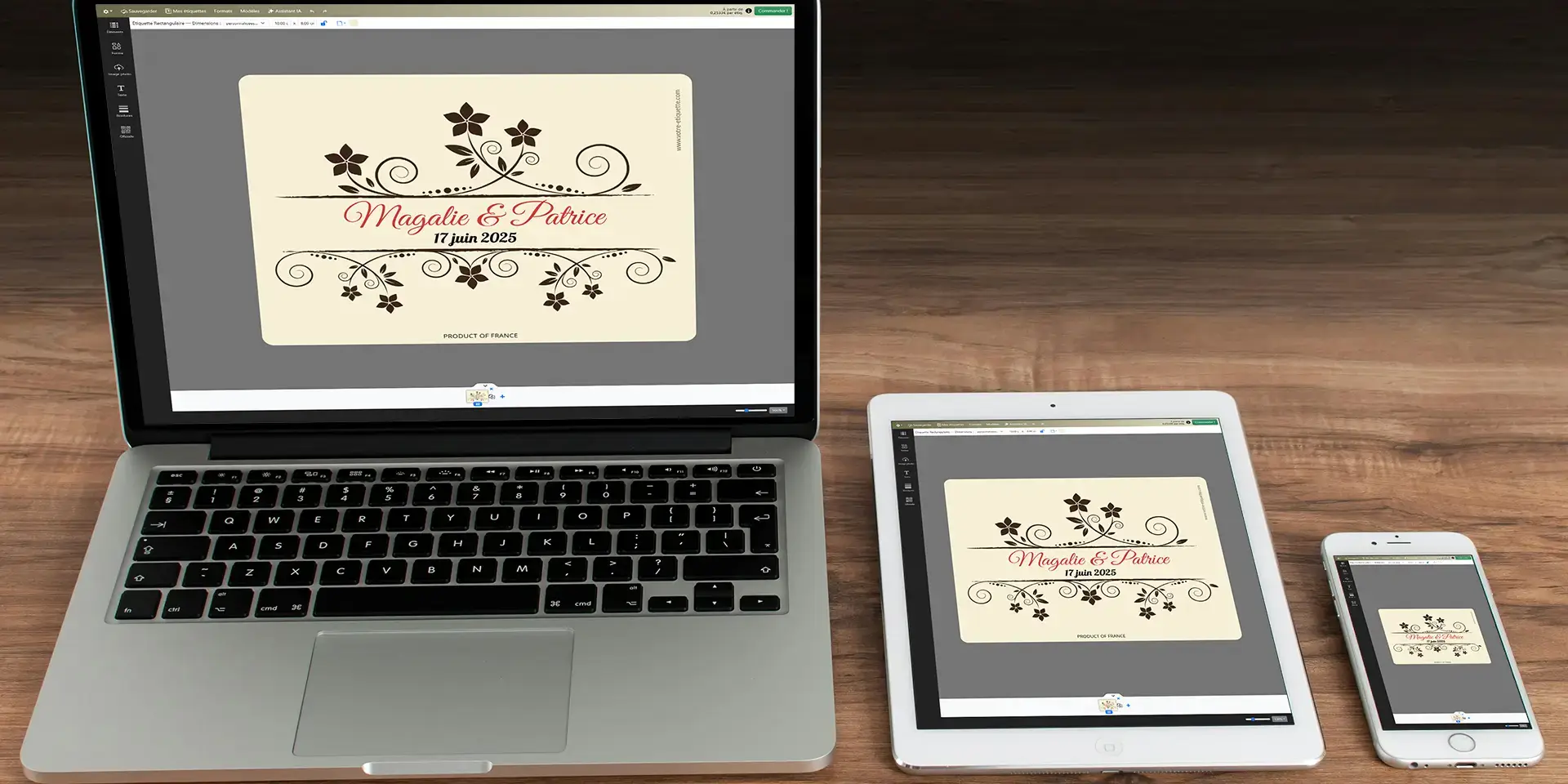Custengine, ein kostenloser online-editor für all ihre individuellen etiketten