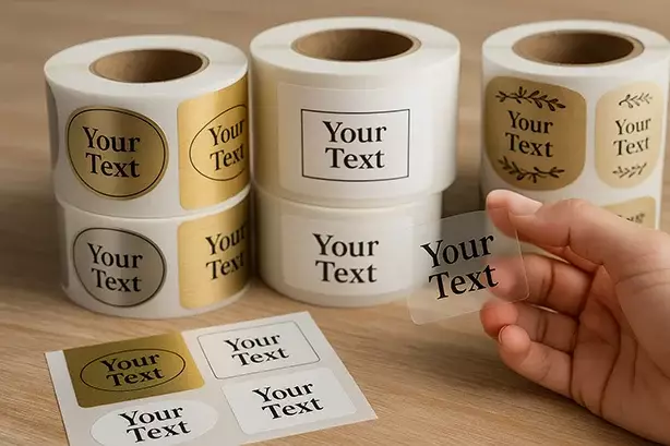 Large choix de papier premium pour &eacute;tiquettes personnalis&eacute;es