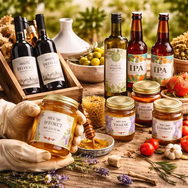 Étiquettes personnalisées pour producteurs et artisans