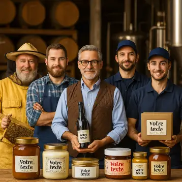 Personalisierbares Etikett nach Beruf