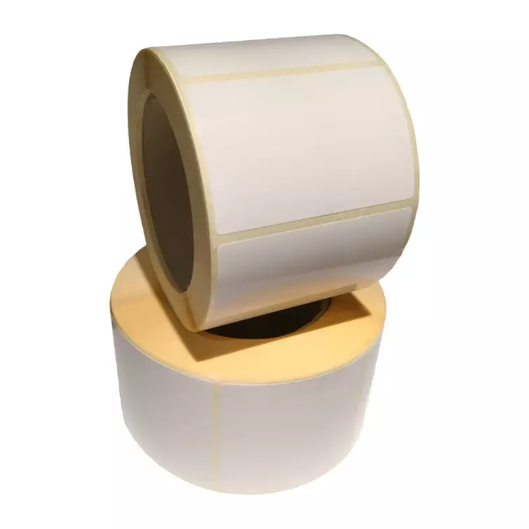 Personalisierte hochzeitsetikette Estelle & Anthony – romantisches design mit herzförmigem blumenstrauß