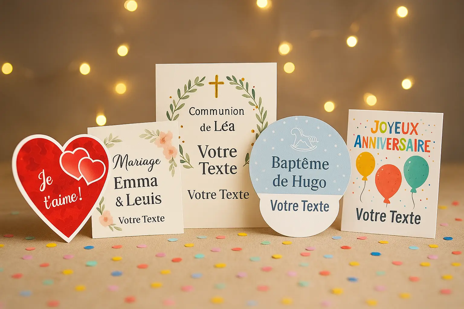 First Event Label Labels for special occasions | Wedding, birthday, baptism, celebrations