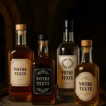 Custom labels for spirits