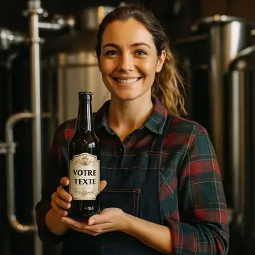 Customizable label for brewer