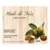 Personalized sticker label walnut oil wood