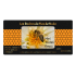 Personalized self-adhesive honey label with bee and honeycombs