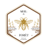 Personalized hexagon honey sticker