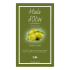 Personalized sticker label olive oil white