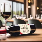 Étiquette autocollante personnalisée mariage floral