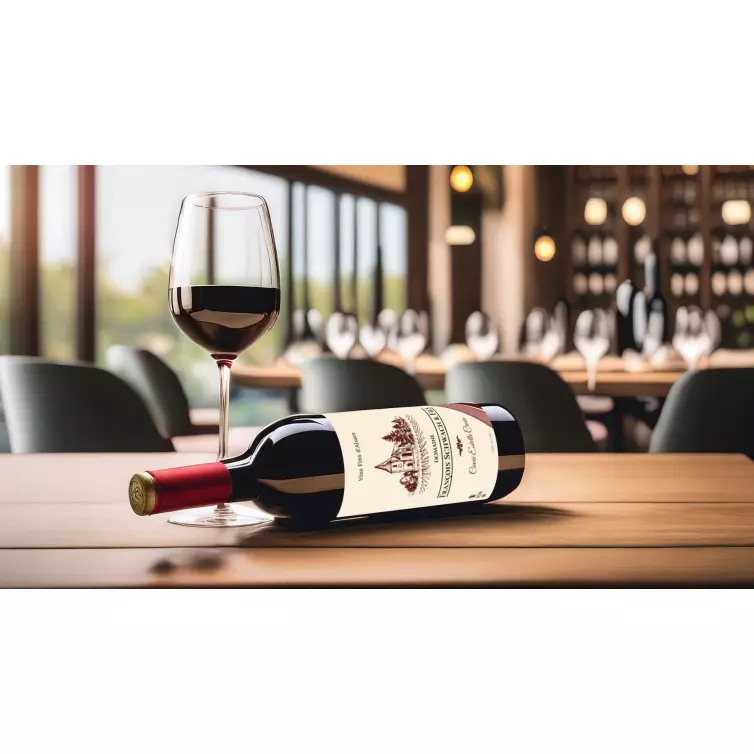 Étiquette de vin personnalisée Alsace – Domaine François Schwach & Fils, design traditionnel