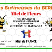 Étiquette personnalisée pour miel de fleurs artisanale et originale