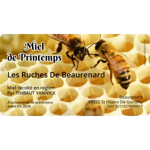 printed on premium paper, ideal for beekeepers and local producers