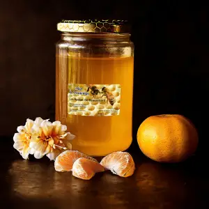 étiquette personnalisée pour miel de printemps, artisanale et professionnelle