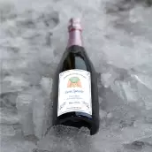 Custom label for birth or christening, sweet design for special cuvée