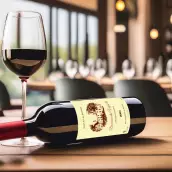 Étiquette de vin personnalisée Bordeaux – Domaine du Vignoble, modèle Saint-Émilion classique