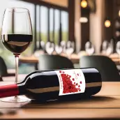 Étiquette personnalisée anniversaire pétales de rose, élégance rouge et blanche