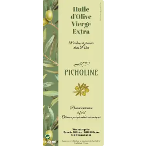 Druck auf hochwertigem, biologisch abbaubarem Bagasse-Papier, 75x180 mm, anpassbar, ideal für Produzenten und Handwerker, die Authentizität und Raffinesse suchen