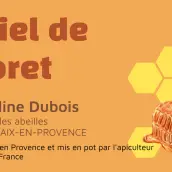 Custom label for forest honey jars Premium label