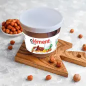 Étiquette personnalisée pour pot de Nutella 200 g Design moderne et gourmand