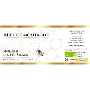 idéale pour pots de miel artisanal