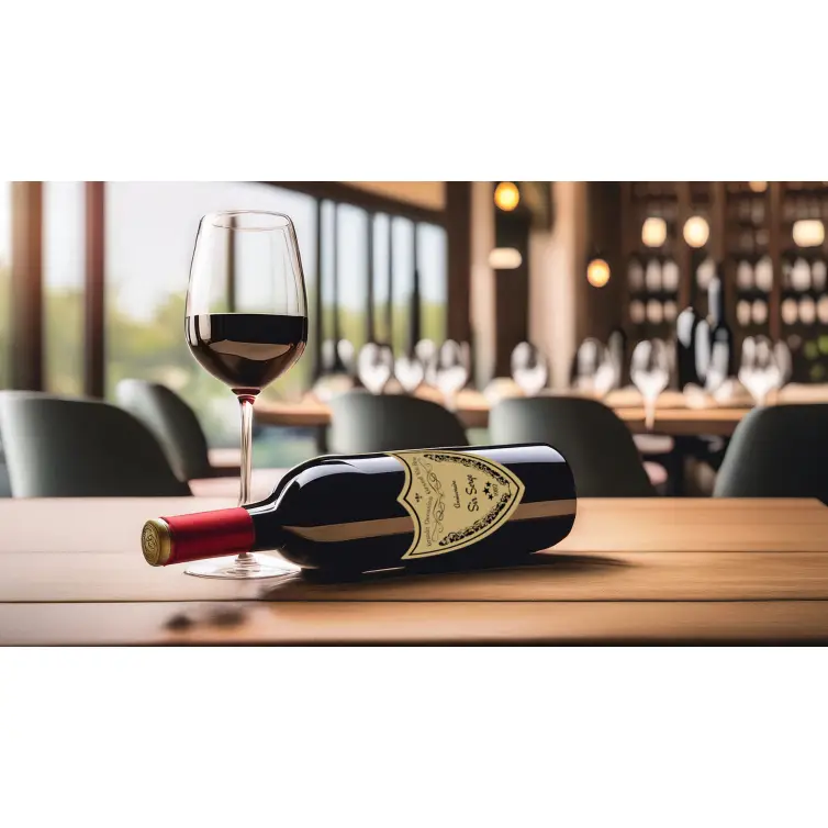 Étiquette personnalisée anniversaire, forme blason emblématique style grand cru