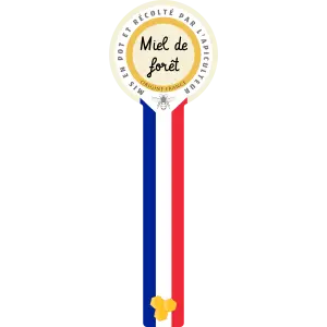 custom tamper-evident honey band, tricolor design