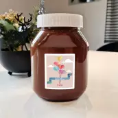 Étiquette personnalisée anniversaire enfant – Ballons en forme de cœur pour une fête inoubliable